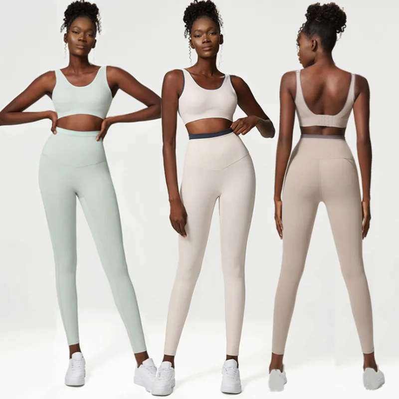 2 Pieces Yoga Suit Women Sexy Tight-Fitting