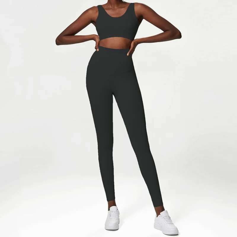 2 Pieces Yoga Suit Women Sexy Tight-Fitting