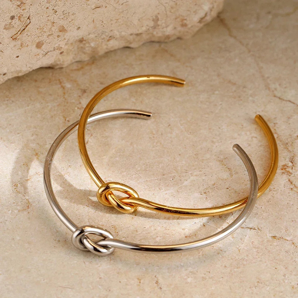 Vintage Men's Fashion Woven Twist Texture Bangles