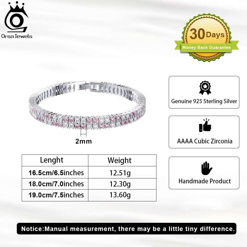 Rhinestone Chain Bracelet Sparkling