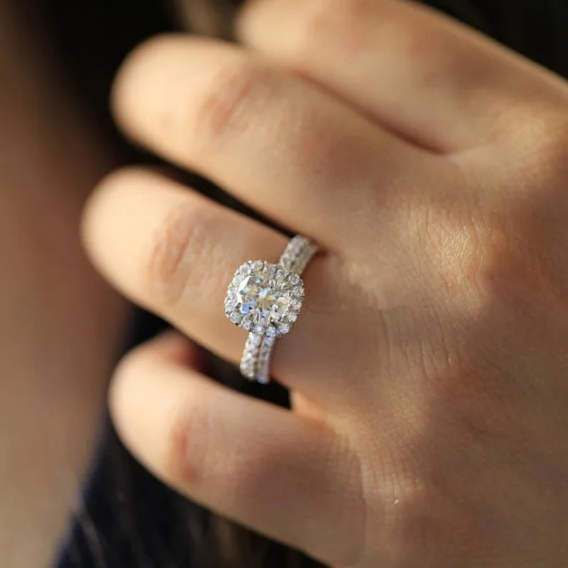 Simple Elegant Round/Square CZ Rings