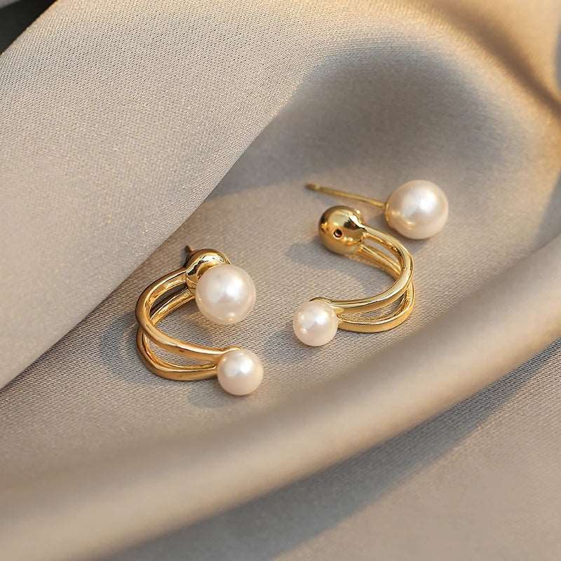 Luxury Pearl Stud Earrings