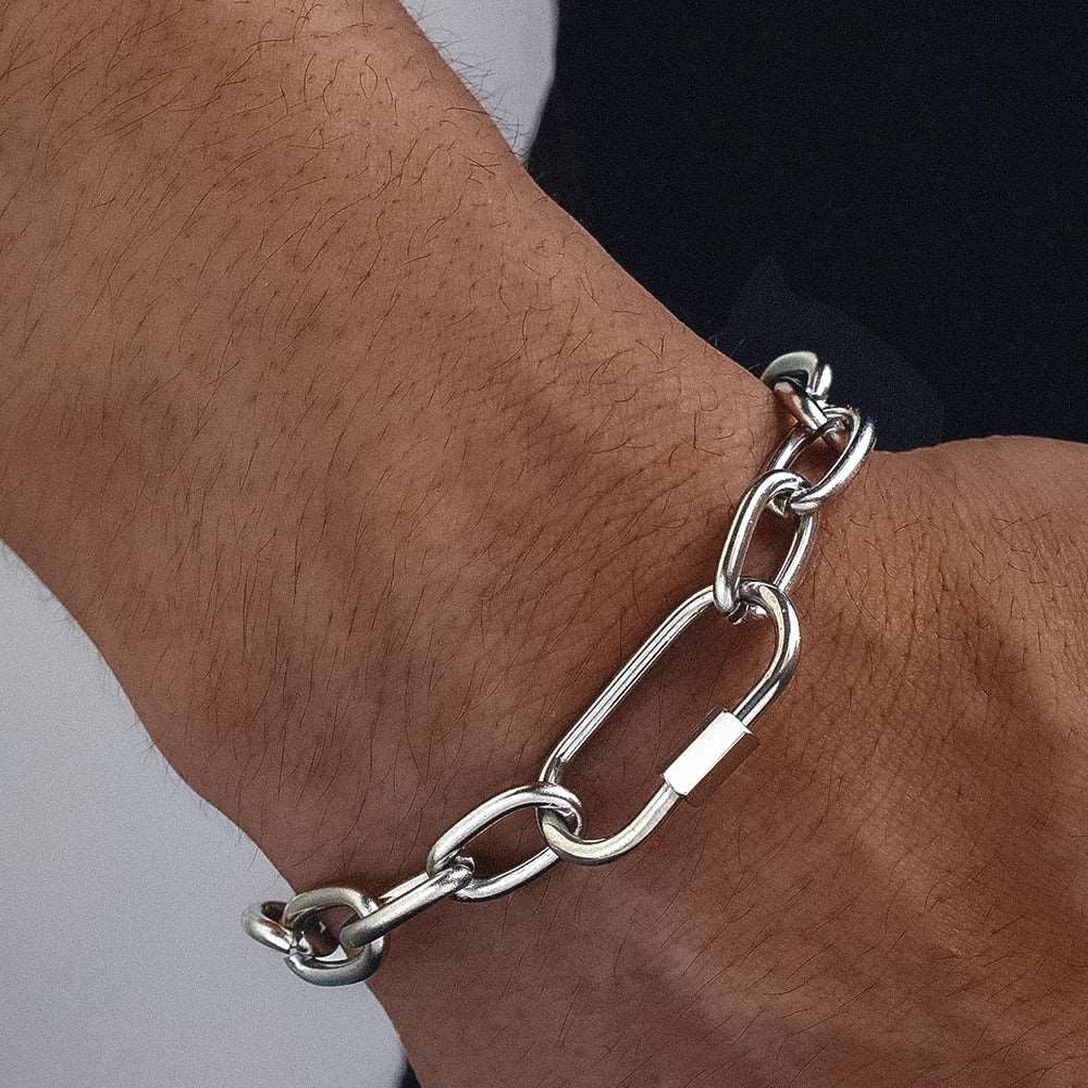 Bracelets Hip Hop OT Buckle Chunky Chain