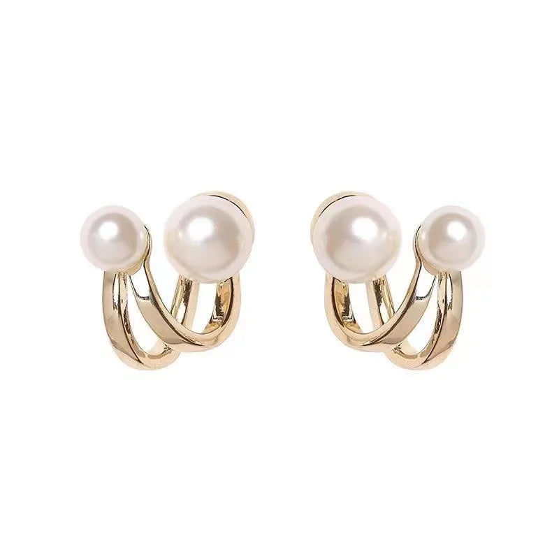 Luxury Pearl Stud Earrings