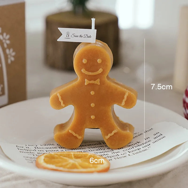 1PC Gingerbread Man Christmas Scented Candle