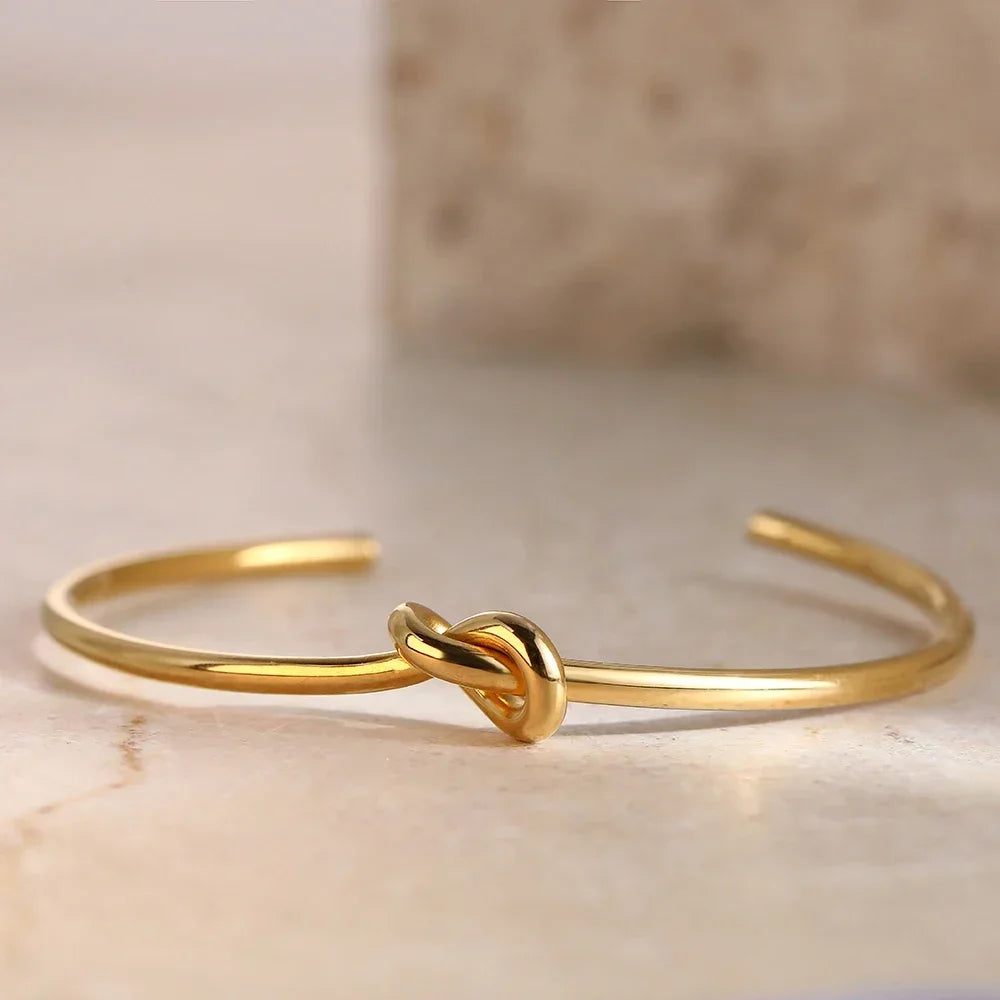 Vintage Men's Fashion Woven Twist Texture Bangles