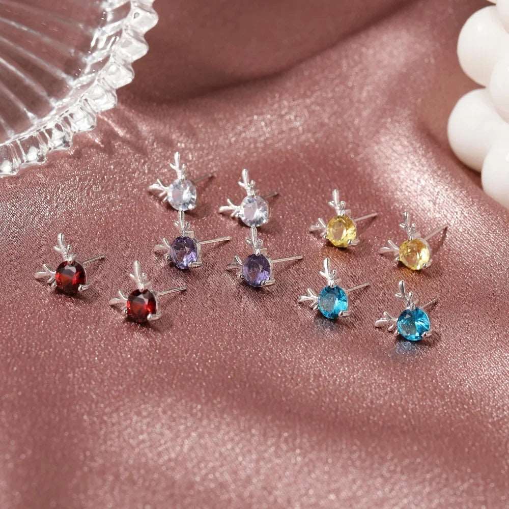 Animal Deer Stud Earrings