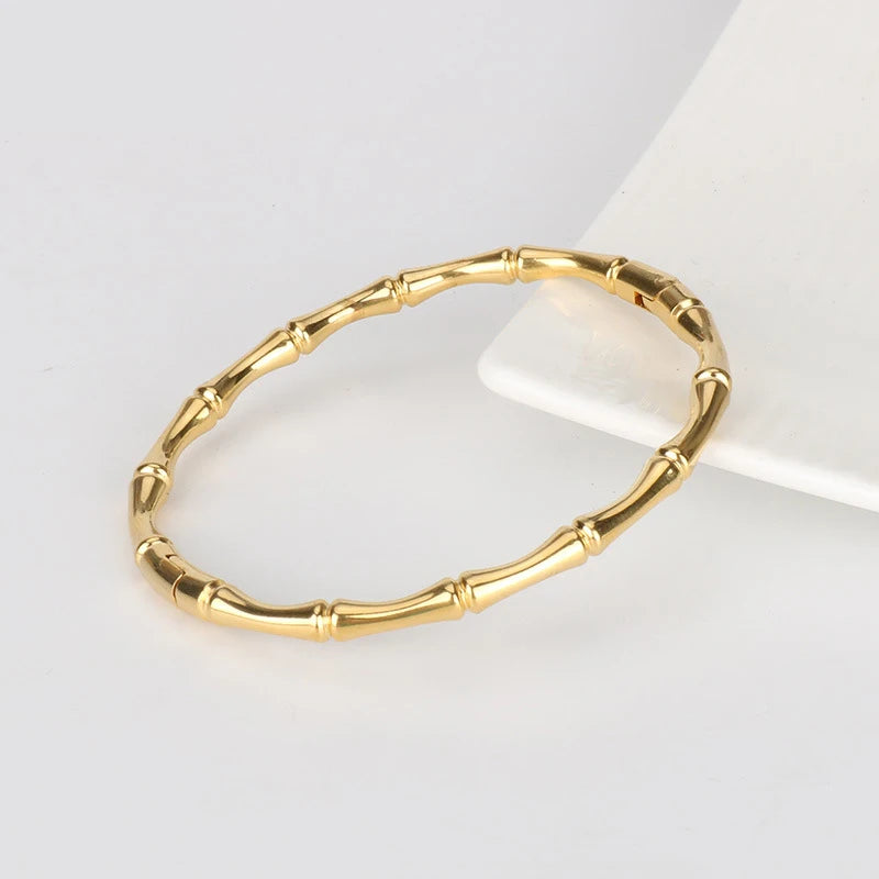 Bamboo Cuff Bracelet Vine Stacking Bangle